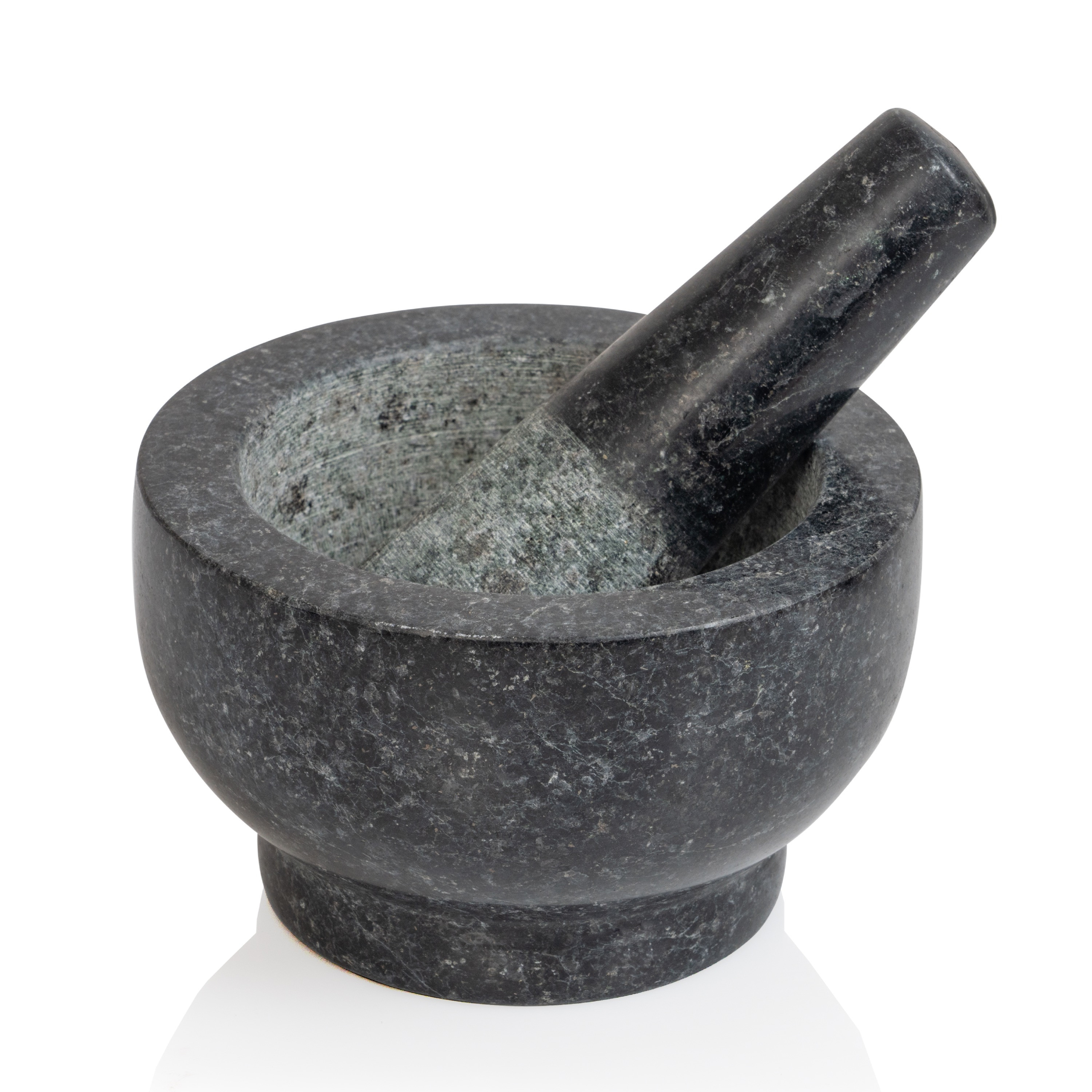 Mortar & Pestle Set (Black Granite) for Your Kitchen