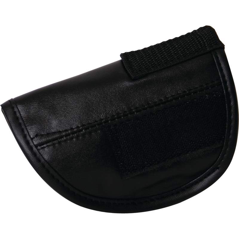 LULGH2 Embassy Concealed Weapon Adjustable Strap Waist Bag Leather Black NWT 